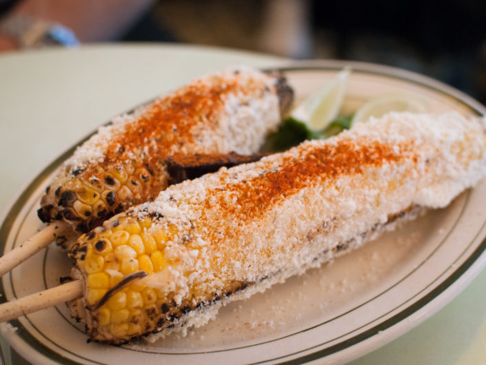 Grilled corn from Cafe Habana
